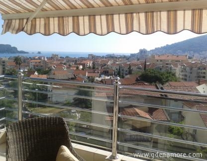 STAN SA POGLEDOM NA MORE, private accommodation in city Budva, Montenegro - terasa